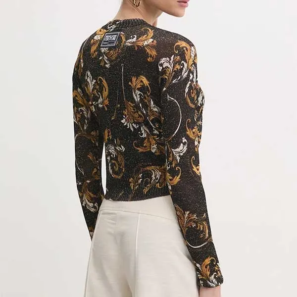 Áo Len Nữ Versace Jeans Couture Sweater 78HAFM21 CMN45 G89 Màu Đen Size M - Thời trang - Vua Hàng Hiệu