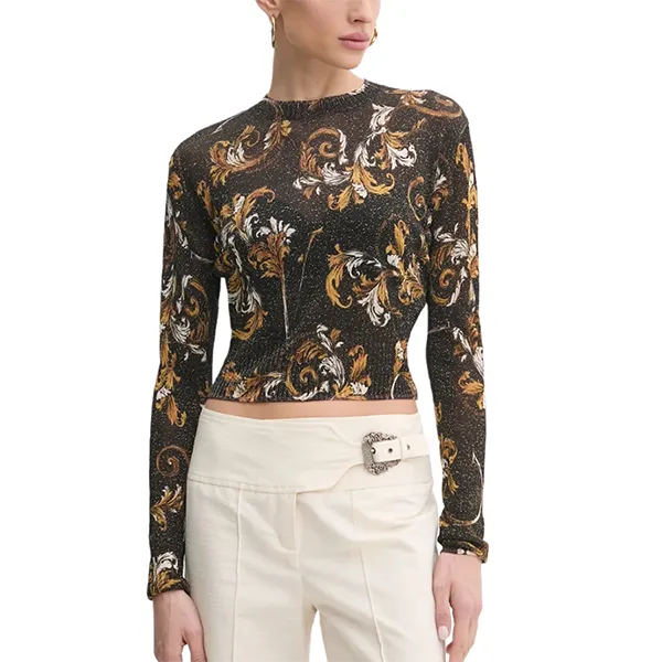 Áo Len Nữ Versace Jeans Couture Sweater 78HAFM21 CMN45 G89 Màu Đen Size M - Thời trang - Vua Hàng Hiệu