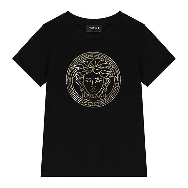 Áo Phông Trẻ Em Versace Logo Medusa T-Shirt 1000239 1A10164 2B130 Màu Đen Size 14 - Thời trang - Vua Hàng Hiệu