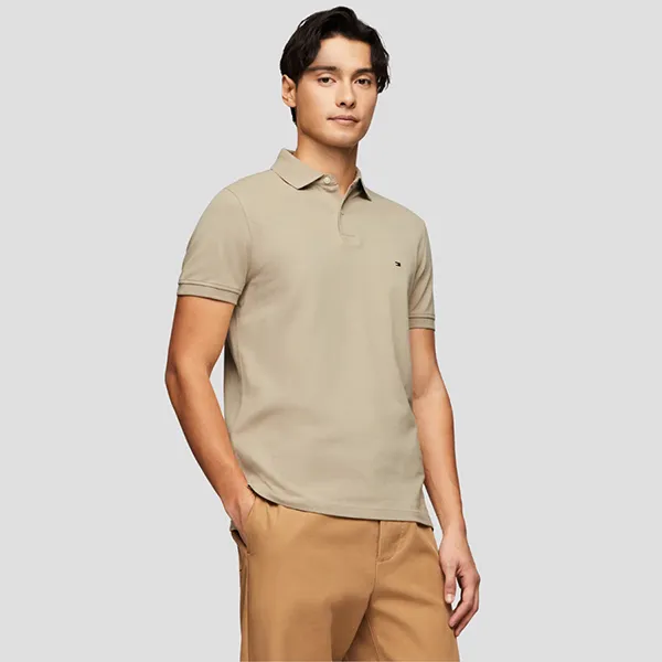 Áo Polo Nam Tommy Hilfiger Logo Embroidery In Beige XM0XM03902 RBL Màu Be Size XS - Thời trang - Vua Hàng Hiệu