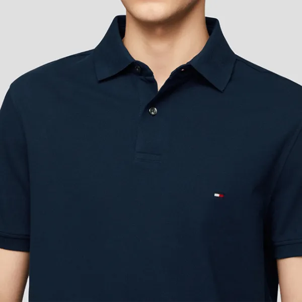 Áo Polo Nam Tommy Hilfiger Logo Embroidery In Navy XM0XM04340 DW5 Màu Xanh Navy Size XS - Thời trang - Vua Hàng Hiệu