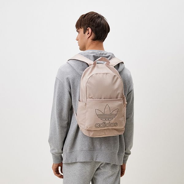 Balo Adidas Adicolor Backpack IX7502 Màu Nâu Nhạt - Túi xách - Vua Hàng Hiệu