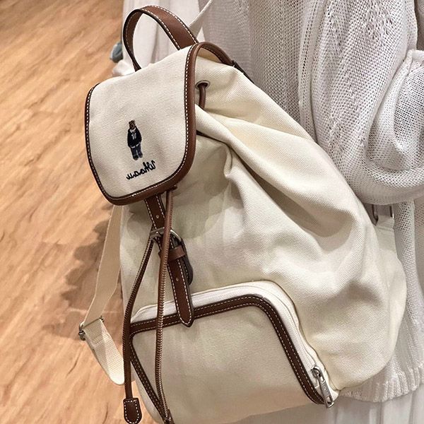 Balo WHOAU Steve Backpack Màu Trắng - Túi xách - Vua Hàng Hiệu