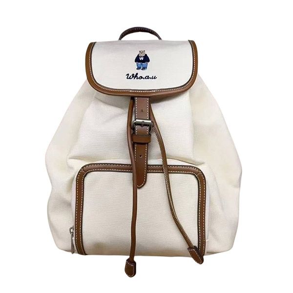 Balo WHOAU Steve Backpack Màu Trắng - Túi xách - Vua Hàng Hiệu