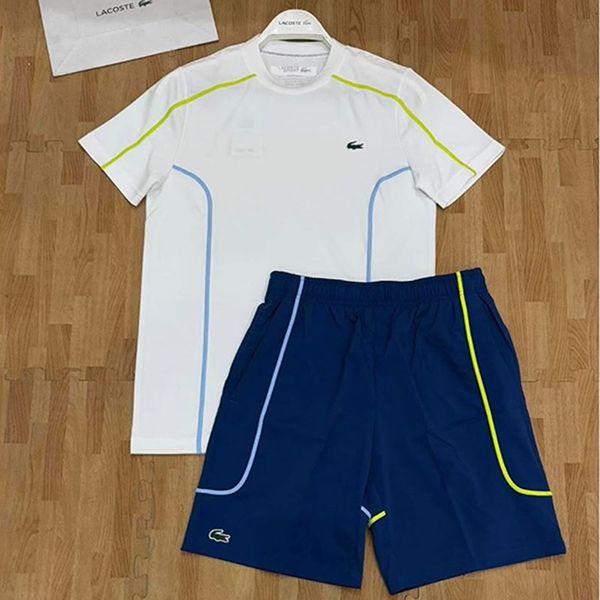 Bộ Thể Thao Nam Lacoste Ultra Dry Piqué Tennis TH7545 001/ GH7460 HBM Màu Trắng Xanh Size 4 - Thời trang - Vua Hàng Hiệu