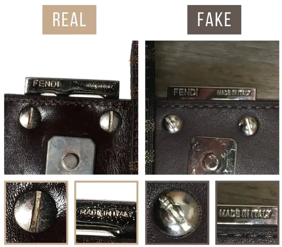 Cách kiểm tra túi Fendi thật - giả chuẩn xác