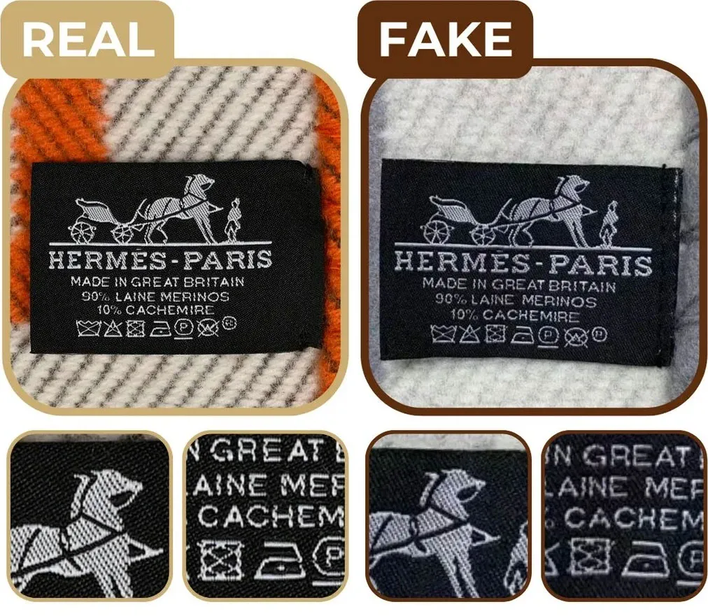 5 Cách Phân Biệt Chăn Hermès Thật Giả Mà Bạn Nên Lưu Ngay!
