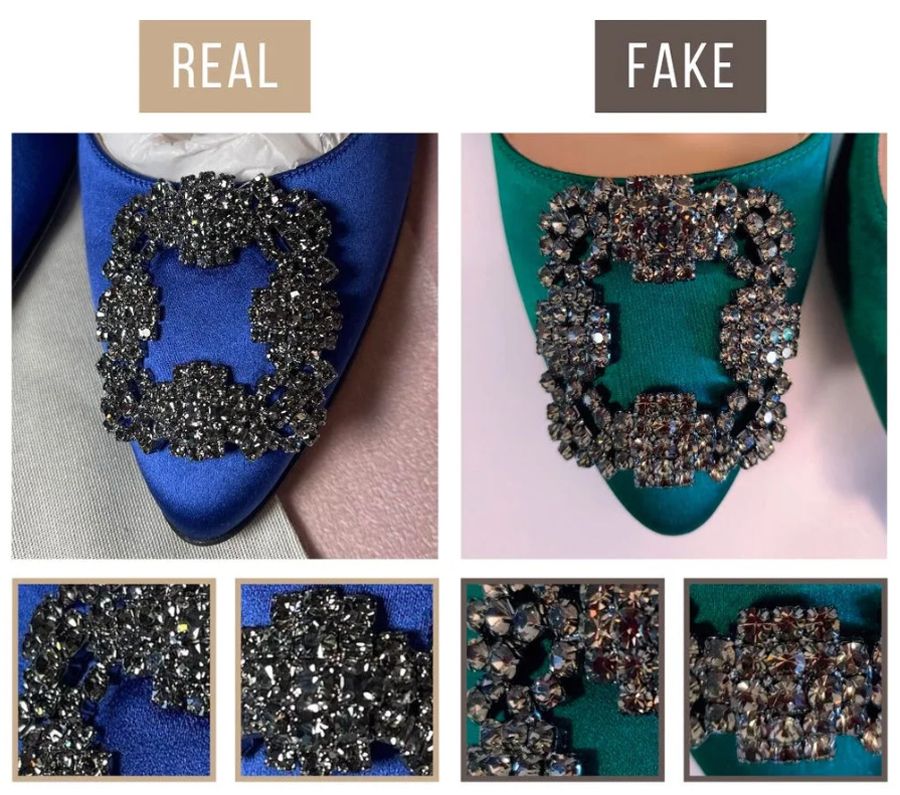 Cách nhận biệt giày Manolo Blahnik Hangisi thật và nhái