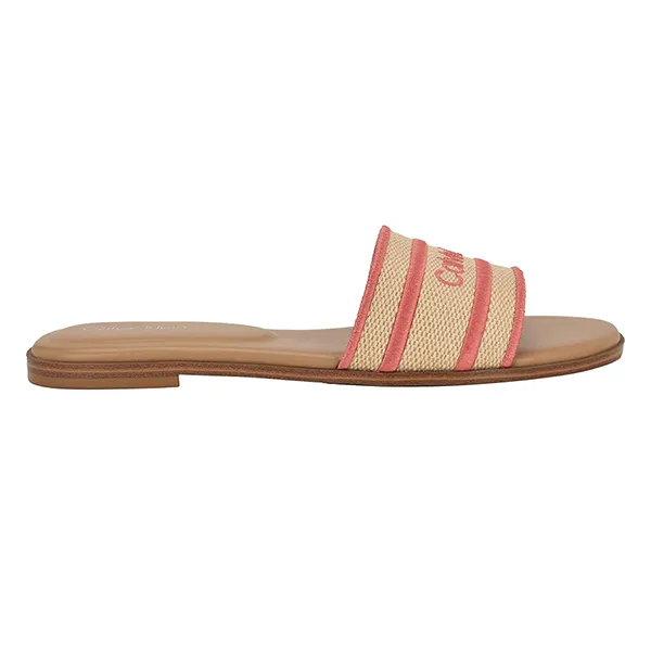 Dép Nữ Calvin Klein CK Kendell Sandal Màu Hồng Size 8 - Dép - Vua Hàng Hiệu