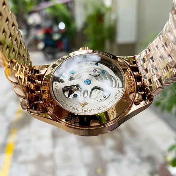 Đồng Hồ Nam Agelocer Spirit 7073D9 Màu Vàng Hồng - Đồng hồ - Vua Hàng Hiệu
