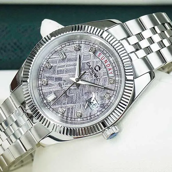 Đồng Hồ Nam Carnival 8190G-VT-TT Màu Bạc Xám - Đồng hồ - Vua Hàng Hiệu