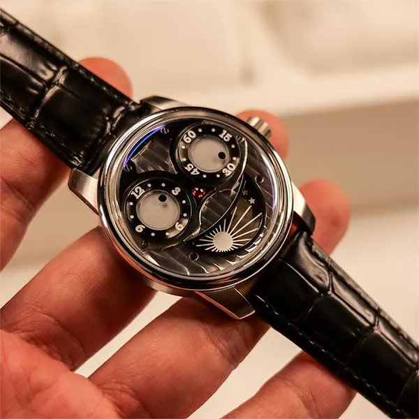 Đồng Hồ Nam Oblvlo Jm-Bob Watches Màu Đen - Bạc - Đồng hồ - Vua Hàng Hiệu