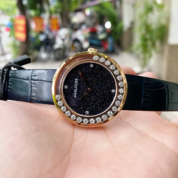 Đồng Hồ Nữ Agelocer Baikal 6604D6 36mm Màu Xanh Phối Vàng - Đồng hồ - Vua Hàng Hiệu