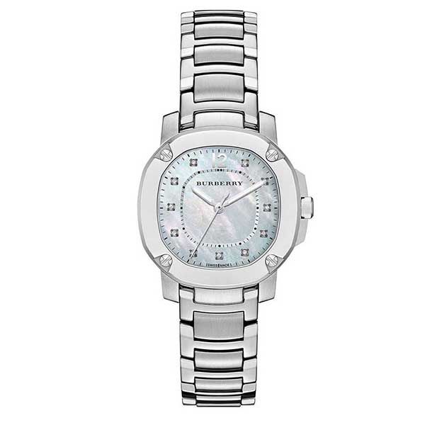 Đồng Hồ Nữ Burberry Women's The Britain Diamonds Mother Of Pearl Dial Silver Steel Strap Watch BBY1804 Màu Bạc - Đồng hồ - Vua Hàng Hiệu