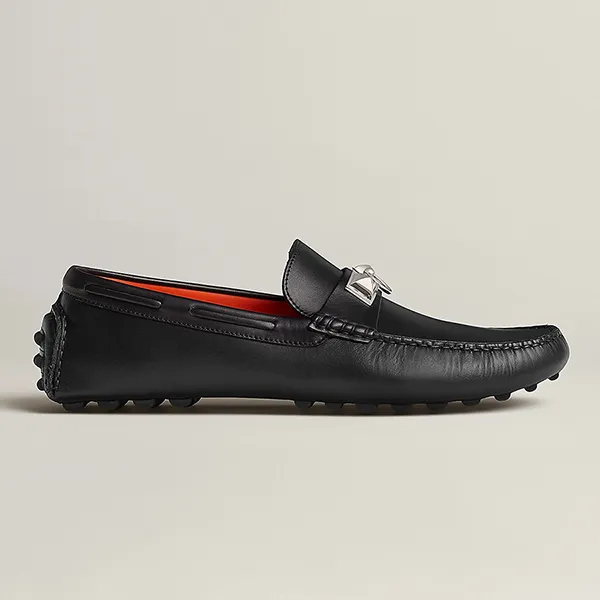 Giày Lười Nam Hermès Mocassins Irving H141251ZH02390 Màu Đen - Giày - Vua Hàng Hiệu