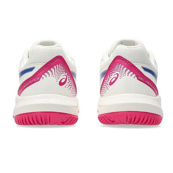 Giày Pickleball/Tennis Asics Gel-Dedicate 8 GS Kids Cream/Dark Cobalt Shoes 1044A077-105 Màu Kem Hồng Size 38 - Giày - Vua Hàng Hiệu