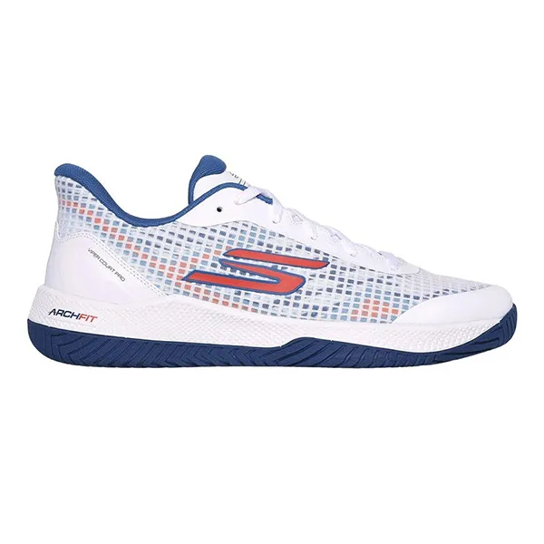 Giày Tennis/Pickleball Skechers Viper Court Pro 246069/WTQ Màu Trắng - Xanh Size 43.5 - Giày - Vua Hàng Hiệu