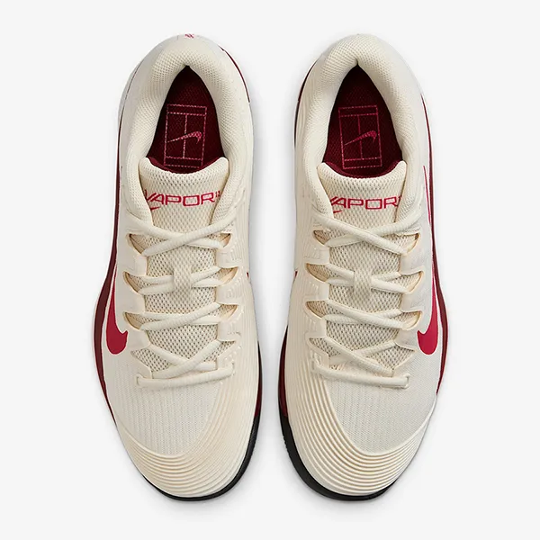 Giày Tennis/pickleball Nữ Nike Court Air Zoom Vapor 12HC Pale Ivory Sail FV5554-104 Màu Trắng Kem Size 37.5 - Pickleball - Vua Hàng Hiệu