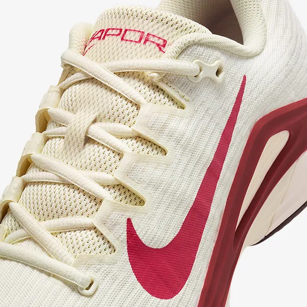 Giày Tennis/pickleball Nữ Nike Court Air Zoom Vapor 12HC Pale Ivory Sail FV5554-104 Màu Trắng Kem Size 37.5 - Pickleball - Vua Hàng Hiệu
