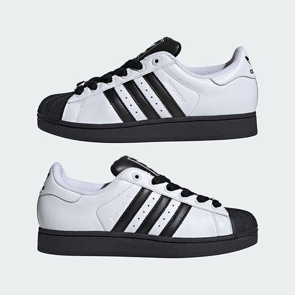 Giày Thể Thao Adidas Superstar II JI0124 Màu Đen/Trắng Size 4 UK - Giày - Vua Hàng Hiệu