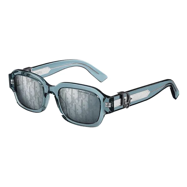 Kính Mát Dior Oblique S2I 30B8 Rectangular Sunglasses Màu Xanh Đậm - Kính mắt - Vua Hàng Hiệu
