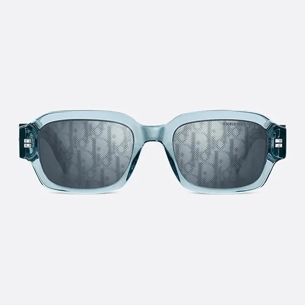Kính Mát Dior Oblique S2I 30B8 Rectangular Sunglasses Màu Xanh Đậm - Kính mắt - Vua Hàng Hiệu