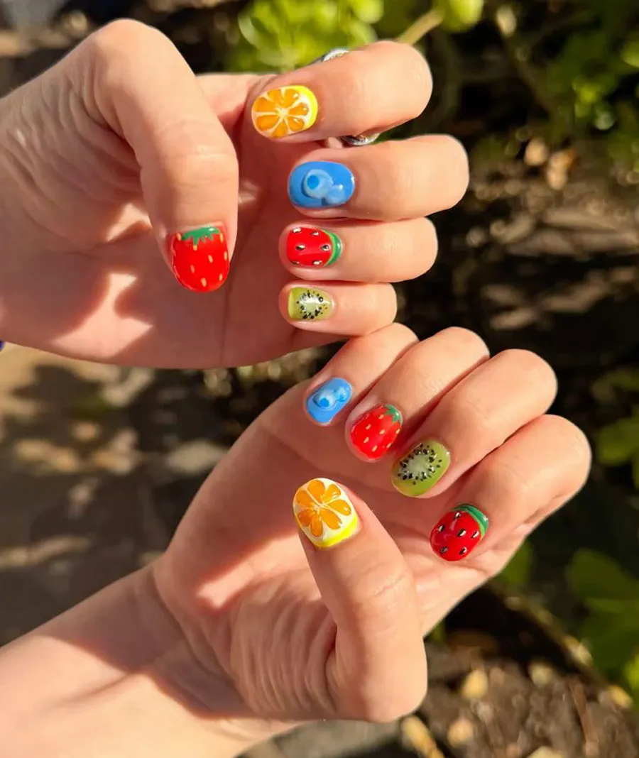 Top 15+ Mẫu Nail Trái Cây Tươi Mát Và Độc Đáo Cho Mùa Hè