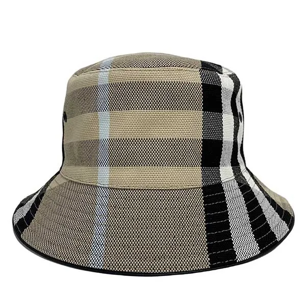 Mũ Burberry Purchase History Bucket 8040530 Màu Nâu Đen Caro Size S - Mũ nón - Vua Hàng Hiệu