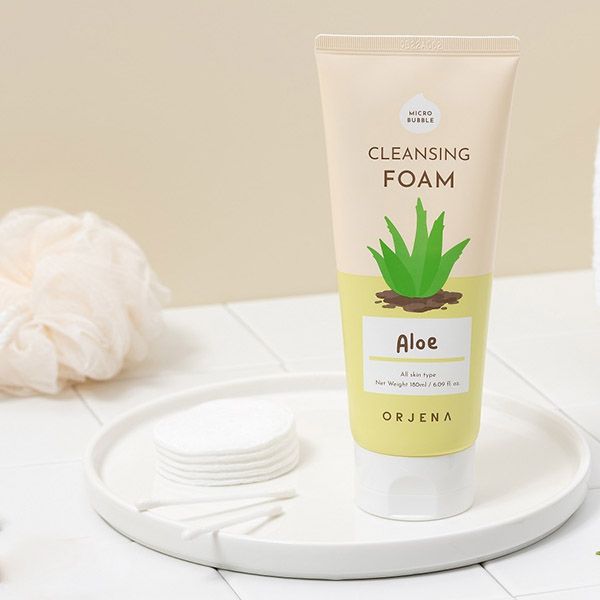 Sữa Rửa Mặt Orjena Chiết Xuất Nha Đam 180ml - Sữa Rửa Mặt - Vua Hàng Hiệu