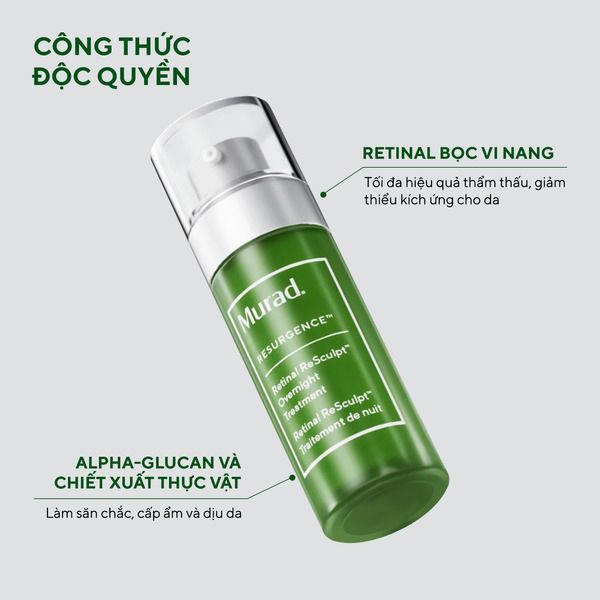 Tinh Chất Cải Thiện Nếp Nhăn Murad Retinal Resculpt Overnight Treatment 30ml - Mỹ phẩm - Vua Hàng Hiệu