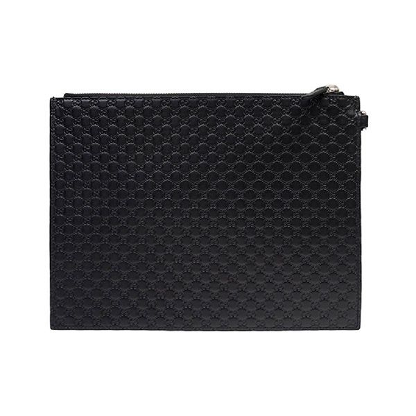 Túi Cầm Tay Gucci GG Microsima Clutch Bag Màu Đen - Túi xách - Vua Hàng Hiệu