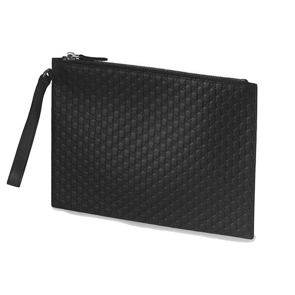 Túi Cầm Tay Gucci GG Microsima Clutch Bag Màu Đen - Túi xách - Vua Hàng Hiệu