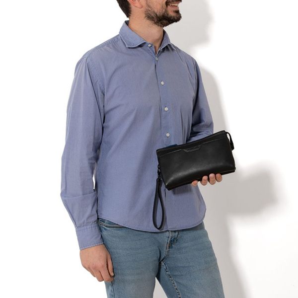 Túi Cầm Tay Nam Gianni Conti Clutch 4902101-10 Màu Đen - Túi xách - Vua Hàng Hiệu