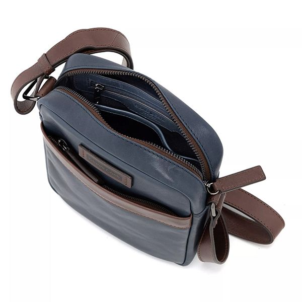 Túi Đeo Chéo Nam Gianni Conti Bag 6052812-627 Màu Xanh Lam - Túi xách - Vua Hàng Hiệu