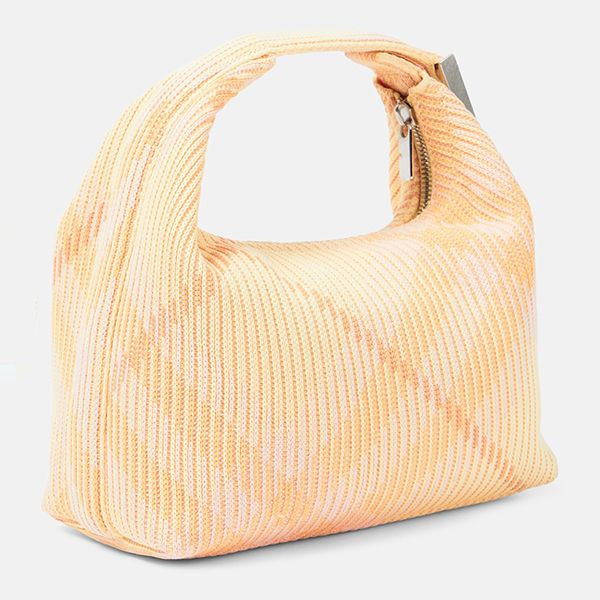 Túi Xách Tay Nữ Burberry Check Mini Peg Duffle Bag Màu Vàng/Hồng - Túi xách - Vua Hàng Hiệu