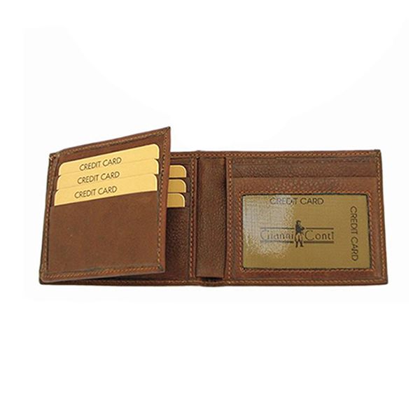 Ví Nam Gianni Conti Wallet 587012-20 Brown Màu Nâu - Túi xách - Vua Hàng Hiệu