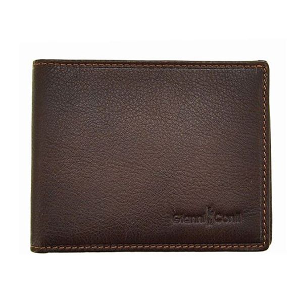 Ví Nam Gianni Conti Wallet 587116-20 Dark Brown Màu Nâu Đậm - Túi xách - Vua Hàng Hiệu