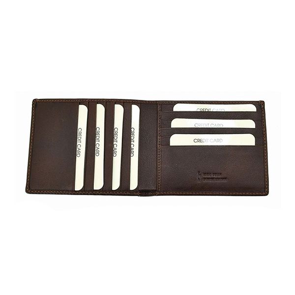 Ví Nam Gianni Conti Wallet 587116-20 Dark Brown Màu Nâu Đậm - Túi xách - Vua Hàng Hiệu