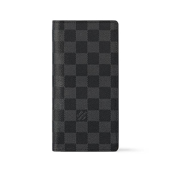 Ví Nam Louis Vuitton LV Knows Brazza N62665 Damier Màu Xám Đen - Túi xách - Vua Hàng Hiệu