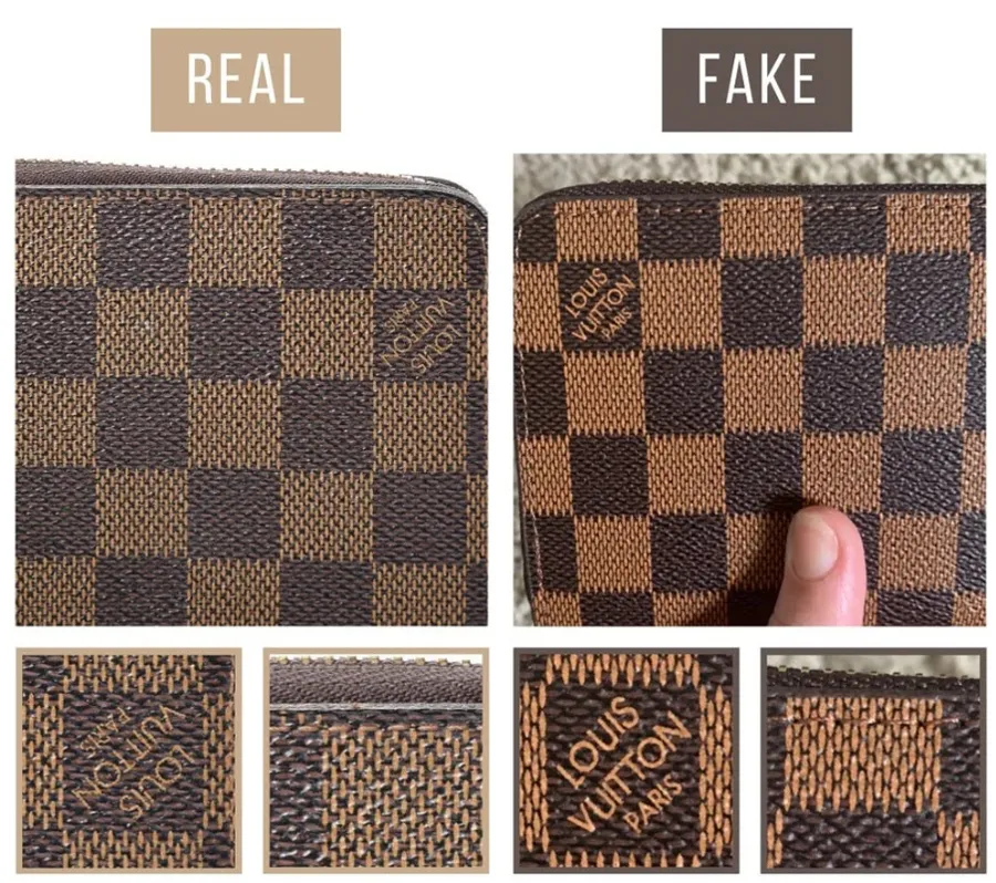 Cách phân biệt ví Louis Vuitton thật - giả