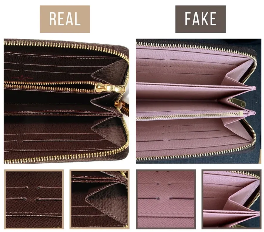 Cách phân biệt ví Louis Vuitton thật - giả