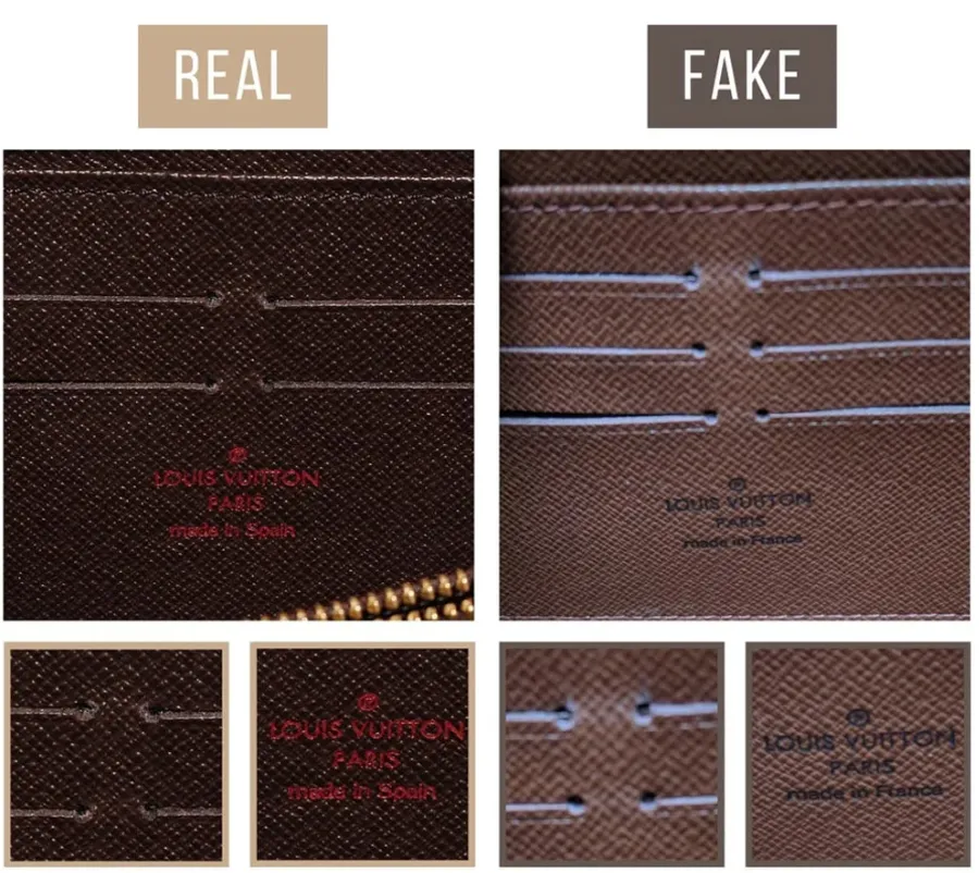 Cách phân biệt ví Louis Vuitton thật - giả