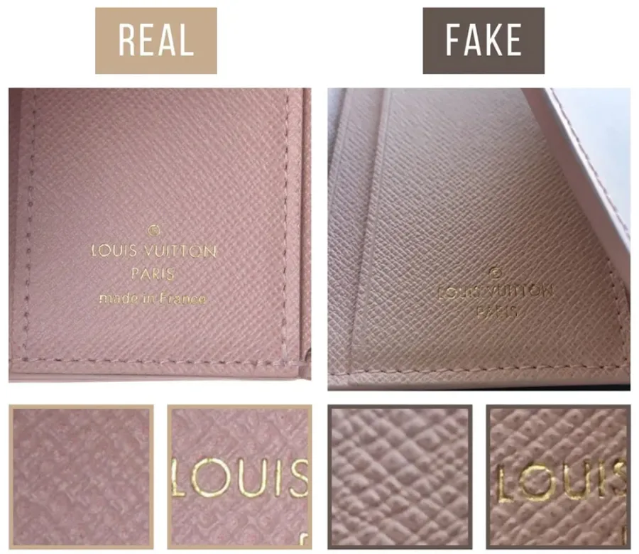 Cách phân biệt ví Louis Vuitton thật - giả