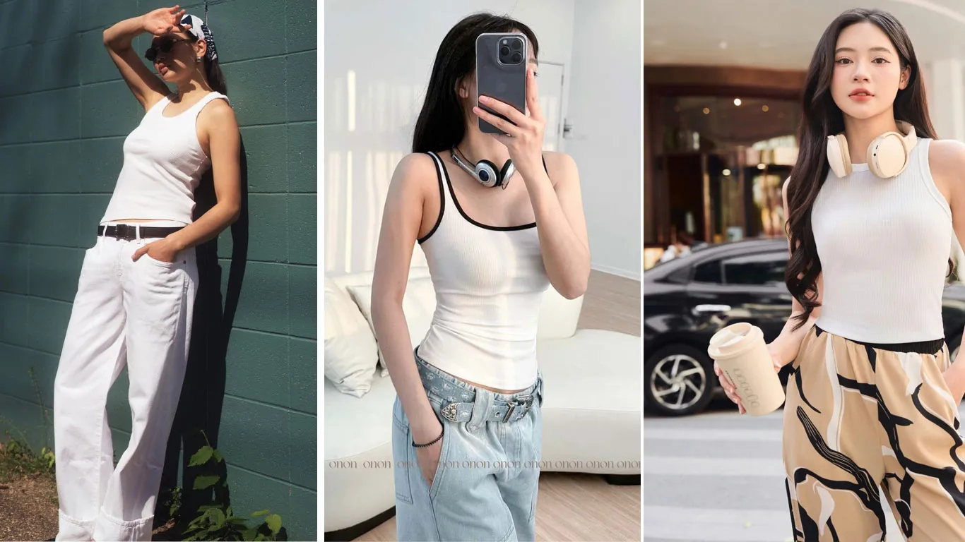 15+ Cách Phối Đồ Với Áo Ba Lỗ Đẹp Và Chất Cho Nam Nữ - 6