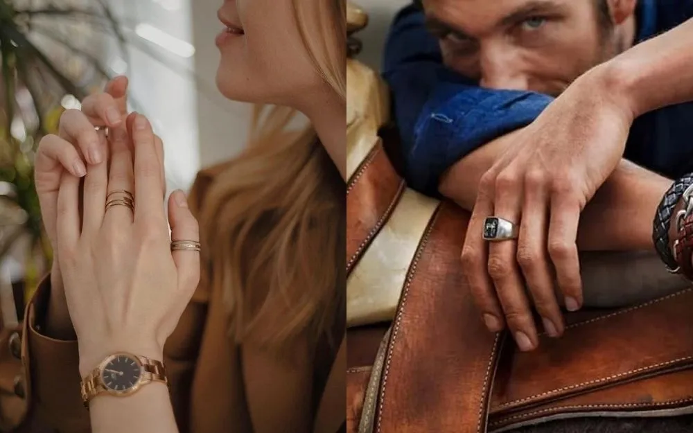 Đeo Nhẫn Ngón Giữa Mang Lại Ý Nghĩa Gì? Nam Và Nữ Nên Đeo Tay Nào - 2