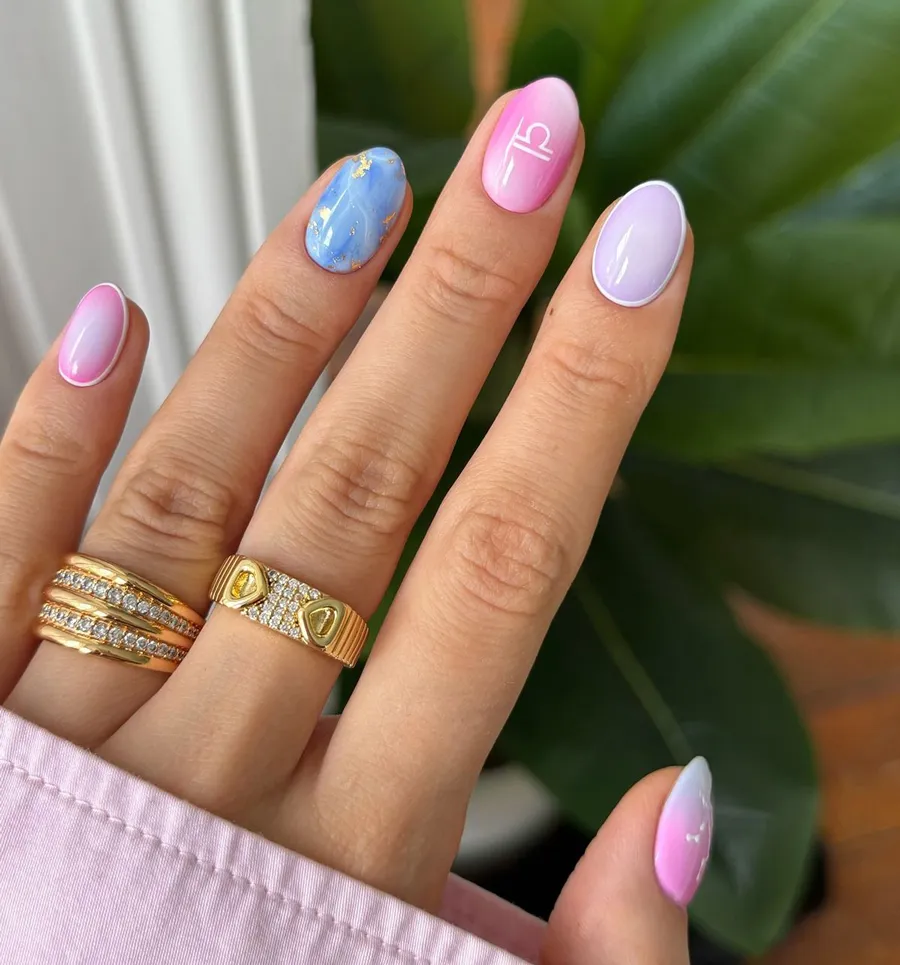 Nail cung Thiên Bình