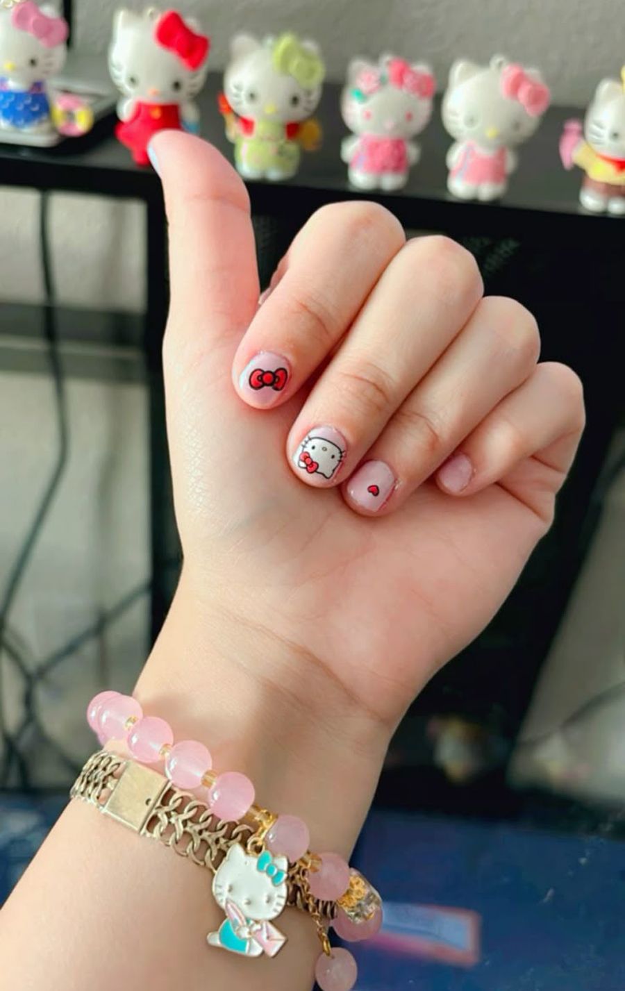 Nail Hồng Cho Bé Gái