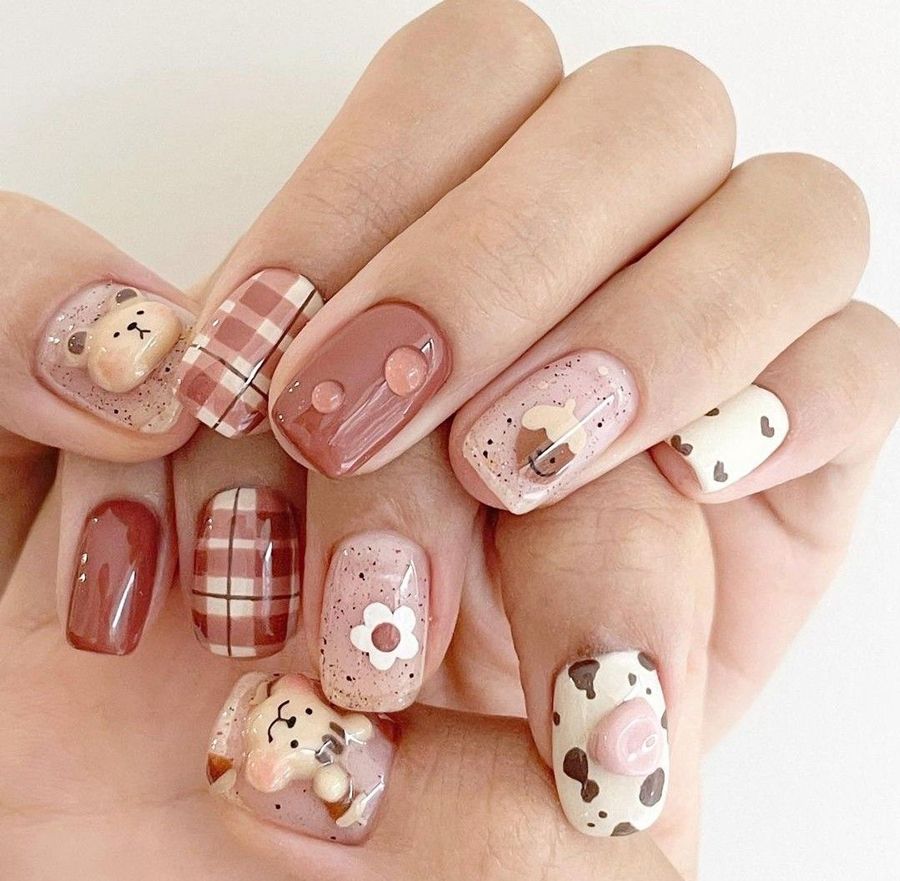Nail Thỏ Trắng Dễ Thương