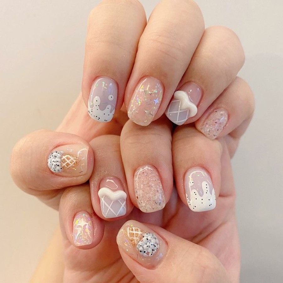 Nail Hoạt Hình Ngộ Nghĩnh Cho Bé Gái