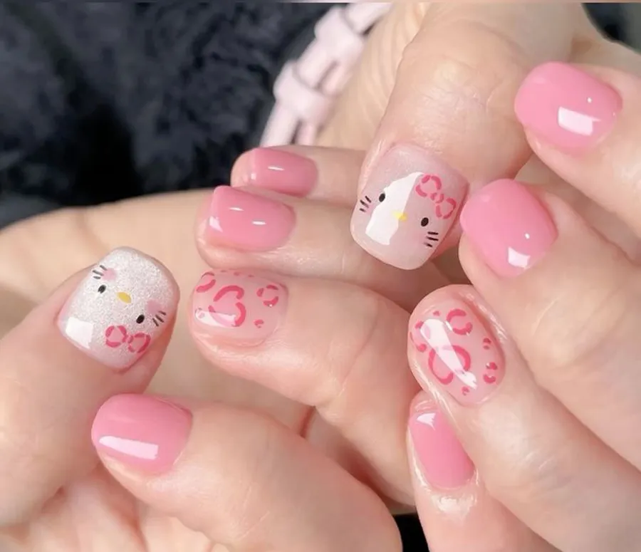 Nail Gấu Pooh Và Những Người Bạn